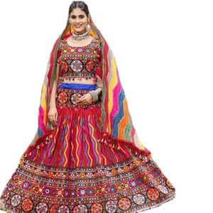 Latest Collection of Indian Ethnic Clothing Heavy Butter Silk with <b>Mirror</b> Work Lehenga Choli Collection - Product Image 1