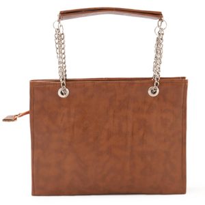 กระเป๋าสะพายไหล่ผู้หญิง (KAM-317) - สีน้ำตาลอ่อน - Product Image 3