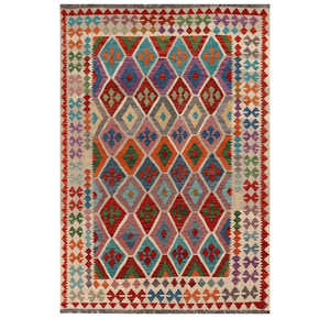 พรมกิลิม ไมมาณา อัฟกานิสถาน ขนาด 289 x 196 ซม. ชุดพรมปูพื้น - Product Image 1