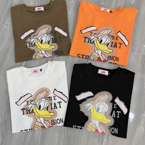 เสื้อยืดแฟชั่นลำลองของผู้หญิงโดนัลด์ผ้าฝ้ายทำจากผ้าเวียดนามสามารถซักได้พร้อมถุงโพลีแต่ละชิ้น - Product Image 2