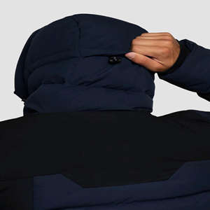 <b>Men's</b> Custom Windbreaker <b>Hooded</b> Padded <b>Coat</b> Breathable Polyester Puffer down Jacket <b>for</b> Winter Plus Size New Collection - Product Image 2