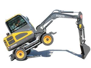 Mini Excavadora de 5 Toneladas, Motor Perkins de 25 HP, Caja de Cambios Toshiba, Cilindro Hidráulico, Alto Momento de Carga, Uso Agrícola y de Construcción - Product Image 5