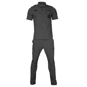 Uniformes de garde de sécurité noirs personnalisés du fabricant professionnel pour hommes Vêtements de sécurité haut de gamme - Product Image 1