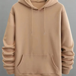 Sudadera con capucha personalizada de alta calidad, jersey de calle de gran tamaño Unisex con bolsillo de canguro, jersey de lana de algodón para hombres y mujeres - Product Image 1