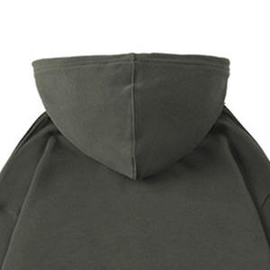 เสื้อฮู้ดและสเวตเตอร์ผู้ชายสำหรับฤดูหนาวเสื้อมีฮู้ดผ้าฟลีซผสมคอตตอนแบบสวมหัวมีกระเป๋าด้านหน้า - Product Image 6