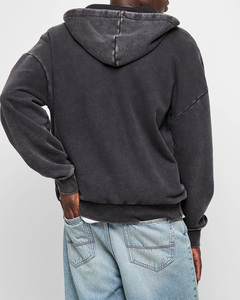 เสื้อมีฮู้ดแบบรูดซิปสำหรับผู้ชายสั่งพิมพ์ลายปักตามสั่งสั่งเป็นจำนวนมากในผ้าฝ้ายผสมโพลีเอสเตอร์ราคาสมเหตุสมผล - Product Image 2