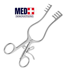 Retractor de Heridas NORFOLK NORWICH de Med Innovation, 220 mm, 8.34 Pulgadas, 4x5 Puntas Roma con Trinquete, para Cirugía Ortopédica - Product Image 2