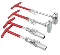 DNT universel 16/20mm clé à douille d'extension en acier outil de démontage de bougies d'allumage hirondelle (Joint) douille de bougie 16mm
