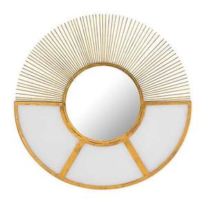 Decorative Wall <b>Mirror</b> Abstract Design Golden Finishing High Quality Wall Decor <b>for</b> Home Hotel & Office <b>Bathroom</b> - Product Image 6