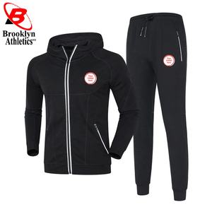 <b>Mens</b> Winter Fleece Tracksuit Set Custom Logo Joggers with Breathable Top and Bottoms Plus Size Street Wear <b>Hoodie</b> - Product Image 3