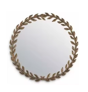 Décor à la maison chambre miroir mural or fini Design moderne vente à chaud miroir mural miroir de rasage salle de bain décor à la maison - Product Image 3