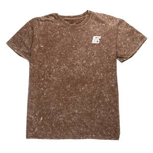 T-shirts pour hommes en denim délavé, tendance, coupe ample, pour un style décontracté et streetwear - Product Image 1