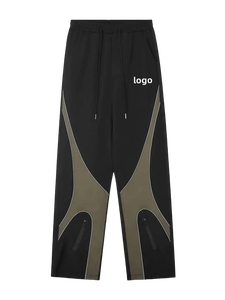 Pantalons décontractés Vêtements pour hommes Pantalon élastique classique droit à taille haute Pantalon long droit en coton pour hommes - Product Image 2