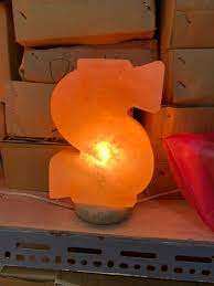 Lampes à sel en forme de dollar de l'Himalaya, Lampe à sel de l'Himalaya en forme de signe de dollar au Pakistan, Lampe à sel de l'Himalaya en forme de dollar Mini USB - Product Image 5