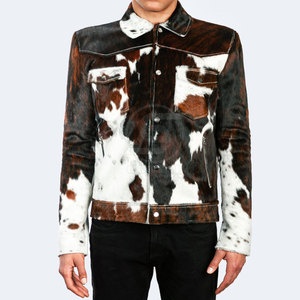 Veste en cuir de vachette grande taille en gros, utilisation en extérieur, veste d'hiver, best-seller, prix bas, veste en cuir de vachette pour homme - Product Image 1