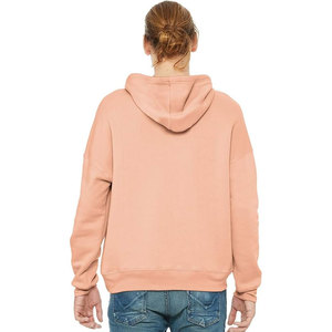 Bella + toile 3719 personnalisé unisexe surdimensionné à capuche avant dos éponge polaire pull avec épaule tombante pour l'hiver - Product Image 5