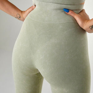 Ensemble de vêtements de sport pour femmes, best-seller 2026, haut de sport extensible respirant à taille haute, leggings de yoga longueur cheville - Product Image 5