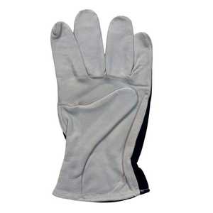 Gants d'assemblage en peau de chèvre avec doublure en polaire, bande élastique - Product Image 4