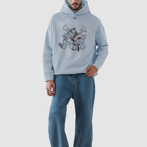 Ensemble de survêtement deux pièces noir et gris de qualité pour l'hiver, sweat-shirt à logo, molleton de coton, ensemble de sweat-shirt à col rond pour femme - Product Image 6