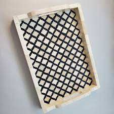 Mother Pearl Tray Vaisselle d'hôtel Plateau de service à thé nouvellement conçu Utilisation de fruits Prix bon marché Personnaliser la taille Rectangulaire à vendre - Product Image 2