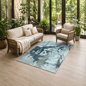 <b>RUGS</b> DEPOT LXDP-0855 Wholesale Multicolor Neutral Modern Vintage Digital Printed Machine Washable Chenille Area <b>Rug</b> <b>Non</b> <b>Slip</b> - Product Image 6