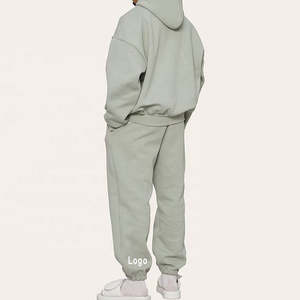 Hoodies Hommes Logo Personnalisé Coton Épais Poids Lourd Blanc Hoodies Haute Qualité Chaud Surdimensionné Hommes Français Terry Hoodies 500 GSM - Product Image 2