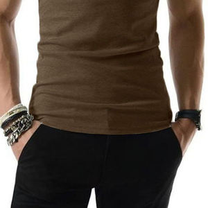 100% Camiseta sin mangas de poliéster American Trendy Sports Casual Versátil Camiseta sin mangas - Product Image 4