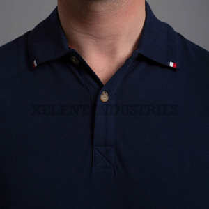 TS007 Vêtements équestres Hauts d'équitation T-shirt graphique ample et décontracté à manches courtes pour hommes Western Navy - Product Image 5