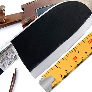 Cuchillo de chef hecho a mano de alta calidad, cuchillo de cocina, carnicero, picador, totalmente hecho de acero de alto carbono. - Product Image 3