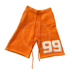 <b>Lightweight</b> Mohair <b>Mens</b> <b>Shorts</b> With Adjustable Drawstring And Side Pockets Premium Mohair Blend <b>Shorts</b> For <b>Men</b> - Product Image 4