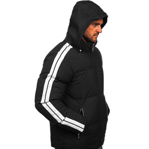 Wholesale Custom Coated Nylon Stand Collar Eco-Friendly Puffer <b>Jacket</b> for Men <b>Winter</b> Solid Colors <b>Waterproof</b> Breathable OEM - Product Image 6