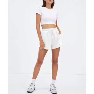 Pantalones cortos deportivos de verano para mujer, pantalones cortos de Yoga para correr, pantalones sueltos informales de cinco puntos, pantalones cortos para correr absorbentes para el sudor para mujer - Product Image 3