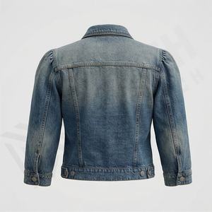 Top Quality Comfortable Women Denim Jacket Selling Quick Dry Jeans Fashion Trendy Casual Outerwear <b>Coat</b> Apparel Customized Color - Product Image 2