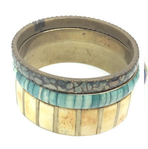 High Quality Brass Bone Fashion Bracelet for Ladies Colorful Gold Plated Bangle Jewelry for <b>Gift</b> - Product Image 5