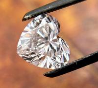 Diamantes con Corte en Forma de Corazón de 1.00 a 5.00 Quilates, Cultivados en Laboratorio, con Certificado IGI, para la Elaboración de Joyas, Anillos, Pendientes y Colgantes