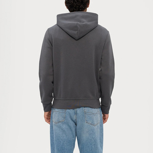 Wholesale Men's Hoodie Full <b>Zip</b> Heavy Cotton Jacket with Pocket Custom Winter Wear Men's Hoodies Manufacturer - Product Image 6