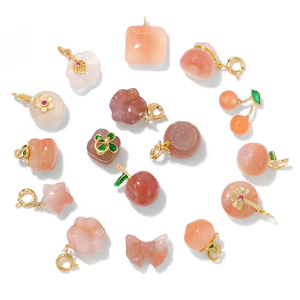 Collier pendentif en sel rose de l'Himalaya conçu sur mesure sculpté artisanat naturel pour le style d'amour pour Noël nouvel an saint valentin - Product Image 4