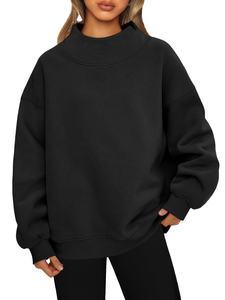 Sudadera Casual de Cuello Alto y Manga Larga, Suave y Transpirable, Prenda Esencial para Usar en Capas en Cualquier Época del Año, Sudadera 2026 - Product Image 3