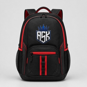 Sac de sport pour le basketball avec matériau léger et durable, grand espace de rangement, plusieurs poches, bretelles confortables et design athlétique élégant - Product Image 1