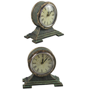 Reloj de escritorio de madera, lo mejor para el hogar, interior y Escritorio de oficina, diseño decorativo, vajilla, reloj combinado de diseño de decoración de colores - Product Image 2