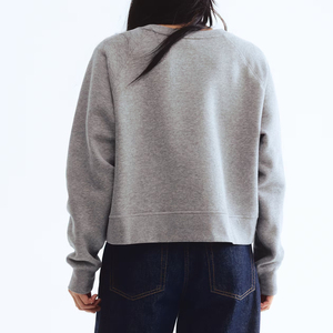Sweat à capuche oversize à épaules tombantes pour femme, logo personnalisé, en molleton de coton chaud, coupe ample, pull à capuche en gros, French Terry - Product Image 2