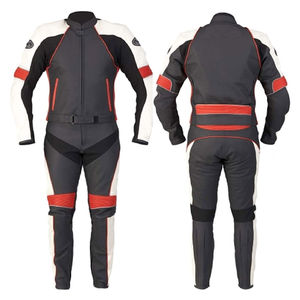 Combinaison de course de moto pour homme personnalisée, homologuée CE, protection, doublure amovible, équipement de conduite de moto, combinaison de motard, vente en gros OEM Pakistan - Product Image 4