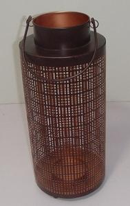 Ensemble de lanternes à bougies en métal marocain de luxe, décoratives, avec doublure en cuivre, porte-bougie suspendu pour mariage, fête, décoration de jardin - Product Image 3