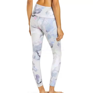 Venta al por mayor del fabricante mejor personalizado 100% de alta calidad de las mujeres pantalones de yoga gimnasio Fitness Hip Hop Leggings con estampado único patrón - Product Image 3