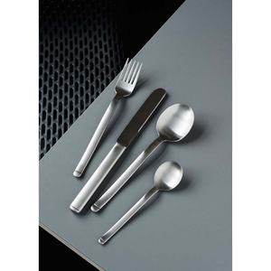 Customize Outdoor Event Restaurant Cutlery Reusable <b>Flatware</b> Amazing Long Round Doted Handle Knives and Spoon Fork Cutlery Set - Product Image 1