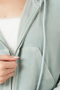 Sweat-shirt en molleton éponge française 100% coton pour femmes Logo personnalisé de haute qualité surdimensionné Anti-pillingbreathablehodies pour femme - Product Image 4