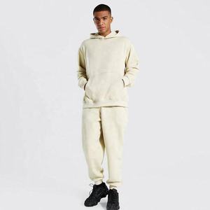 Premium Unisex logotipo personalizado otoño traje de sudor conjunto sólido polar Jogging uniforme bordado de punto impermeable 100% algodón - Product Image 2