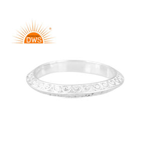 Best Quality 925 Fine Sterling Silver <b>Statement</b> Band <b>Ring</b> Custom Jewelry <b>For</b> <b>Women</b> Gift <b>For</b> Her - Product Image 1