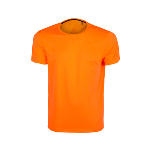 T-shirt col rond pour homme 140 g/m² 100 % micro-polyester couleur orange néon - Product Image 1