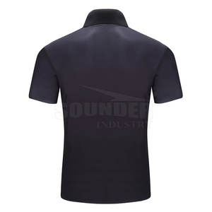 เสื้อโปโลลำลองผู้ชายลายพื้นระบายอากาศ, เสื้อยืดผ้าฝ้ายทำจากปากีสถานพลัสไซส์ - Product Image 2